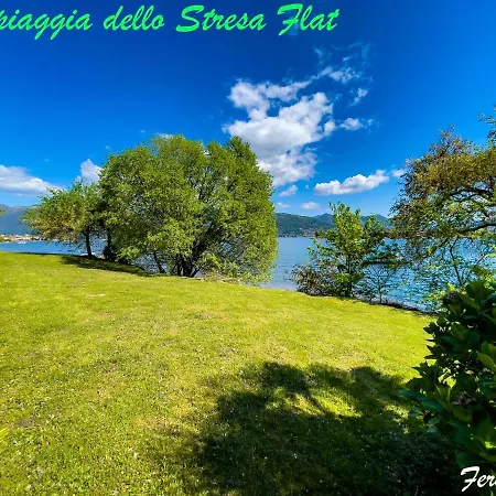 Vista Lago, Giardino A Vista Isole Borromee E Golfo Borromeo - Stresaflat Apartamento Stresa
