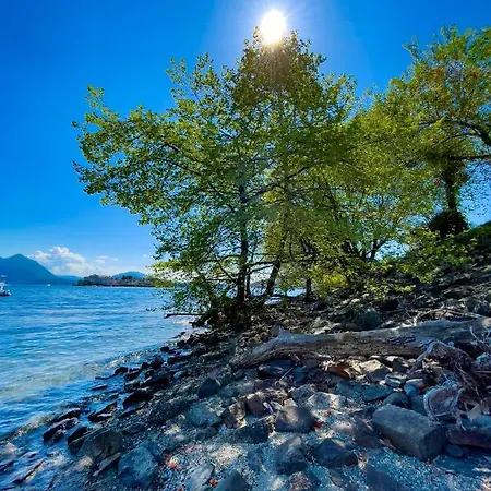 - Monolocale 1 - Vista Lago, Giardino A Vista Isole Borromee E Golfo Borromeo - Stresaflat *