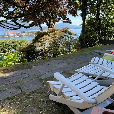 - Monolocale 1 - Vista Lago, Giardino A Vista Isole Borromee E Golfo Borromeo - Stresaflat *
