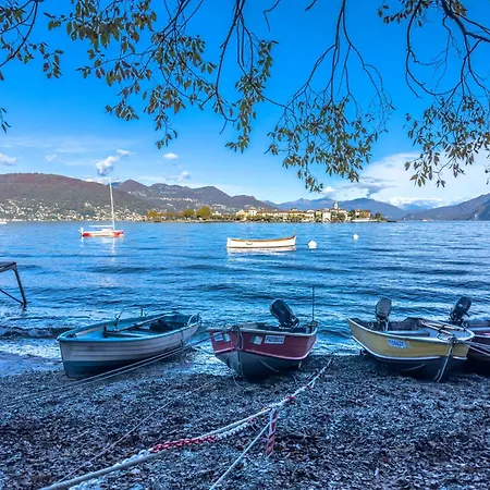 Vista Lago, Giardino A Vista Isole Borromee E Golfo Borromeo - Stresaflat Lägenhet Stresa