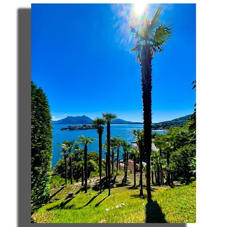 Vista Lago, Giardino A Vista Isole Borromee E Golfo Borromeo - Stresaflat ストレーザ