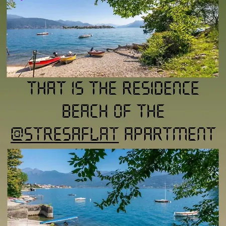 Vista Lago, Giardino A Vista Isole Borromee E Golfo Borromeo - Stresaflat アパート