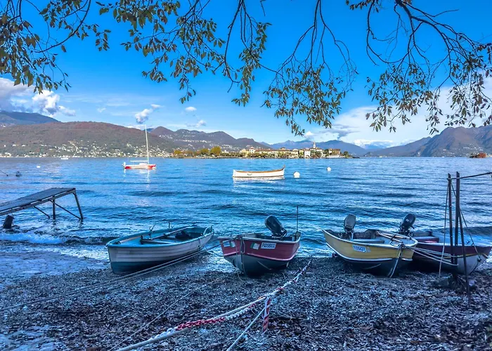 Vista Lago, Giardino A Vista Isole Borromee E Golfo Borromeo - Stresaflat Апартаменты Стреза
