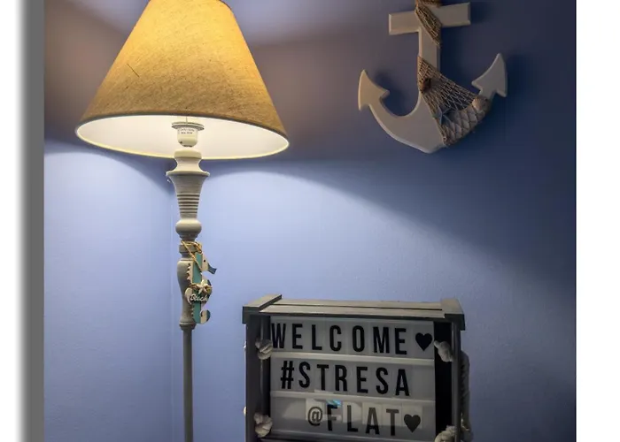 Vista Lago, Giardino A Vista Isole Borromee E Golfo Borromeo - Stresaflat * Стреза